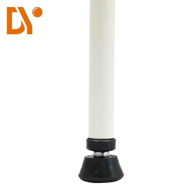 Rust Proof Pvc Pipe Base Stand Warna Hitam Untuk Meja Manajemen Lean