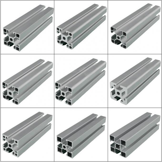Profil Paduan Aluminium Industri Grosir Aluminium Aluminium Kecil Tabung Persegi 0