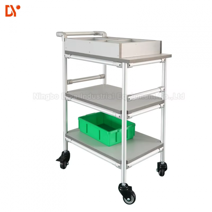 DYJ28-A17 45° Outer Embrace Base Aluminum Alloy Lean Pipe Joint Fittings - close-up detail