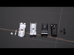 Elektrophoresis Industri Black Lean Tube Connector OEM