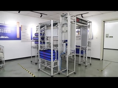 perakitan meja kerja industri dengan pipa ramping aluminium