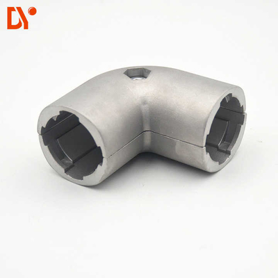 DYJ28-A15 Connector Appearance 90 Lean Tube Aluminum Tube Joint Aluminum Angle Accessory Profile