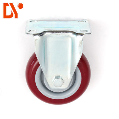 Roda Caster Industri Nylon Untuk Troli Kereta Dorong 130mm Tinggi Untuk Produk Bergerak