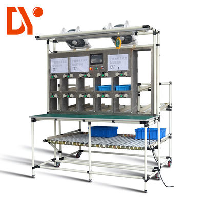 Pipa Berwarna Pipa Racking System Spray Coating Untuk Bengkel Logistik