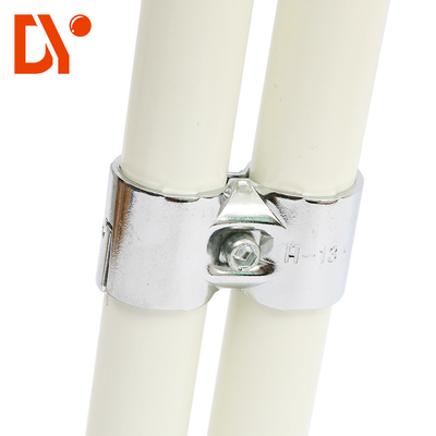 Kualitas tinggi Chrome Plated Lean Pipe Joint Connertor Untuk 28mm Diameter Lean Tube