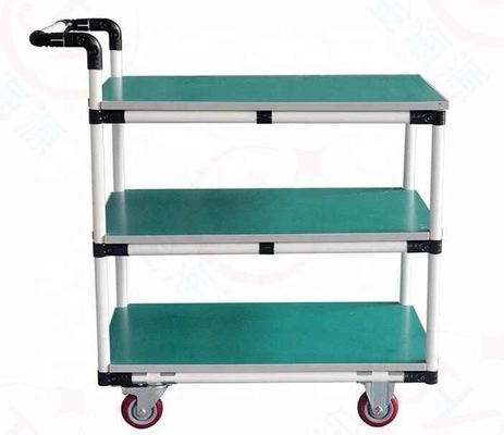 Workshop antistatik trolley pipa ramping komposit rak tabung mobil perakitan