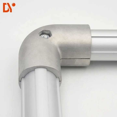 90 Degree Elbow Generasi Ketiga Aluminium Alloy Lean Pipe Joint Connector