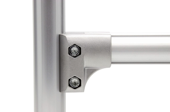 DYJ28-A01S OD28 Aksesori Penghubung Pipa Profil Pipa Ramping Aluminium