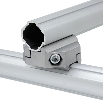 Industri Aluminium Lean Tube Connector Aluminium Alloy Pipe Lean Manufaktur Line dengan Efisien Joint