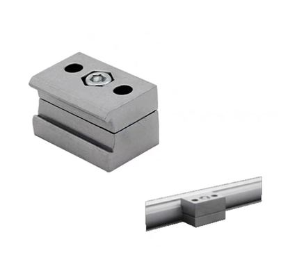 Aluminium Lean Pipe Joint Double Hole Fungsi Aksesoris Range Lengkap