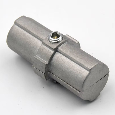 DYJ28-B04 Aluminium Tube Connector Aluminium Alloy Joint Untuk Pipe And Joints System