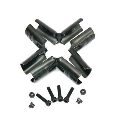 Elektroforesis Hitam Sambungan Pipa Lion HJ-5 Konektor Tabung Lion Fitting Lean