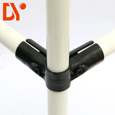 HJ-2 Lean Pipe Fittings Lean Pipe Joints / Lean Tube Connector untuk Workbench Trolley Cart Shelf
