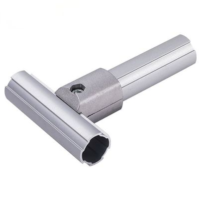 Aksesoris Industri Lokakarya Lean Pipe Connector untuk 19mm Lean Tube Aluminium Tube Joint