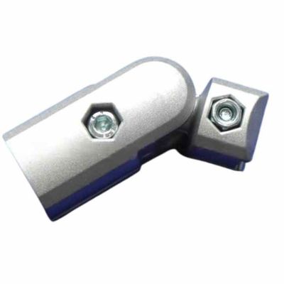 OD19mm Lean Tube Joint yang dapat disesuaikan dengan konektor fleksibel 180 derajat untuk sistem perakitan workbench