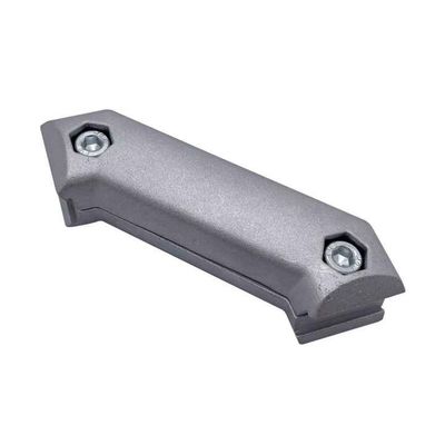 Grosir 45° Sambungan Pipa Ganda Aluminium Lean Pipe Konektor OD19 mm Braket Tetap Keamanan Industri