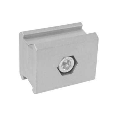 Aluminium Pipe Joint Lean Pipe Parallel 19mm Connector Rack System Aksesoris Konektor Industri