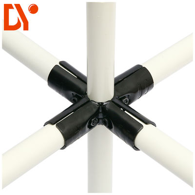 2.3mm tebal SPHC Metal Hitam Elektroforesis Lean Pipe Gabungan tahan karat