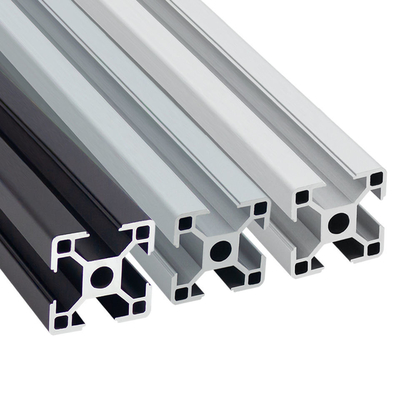 30*30 Pabrik Kustom Aluminium Ekstrusi Profil Bingkai T8-Slot Profil Aluminium Industri Kustom