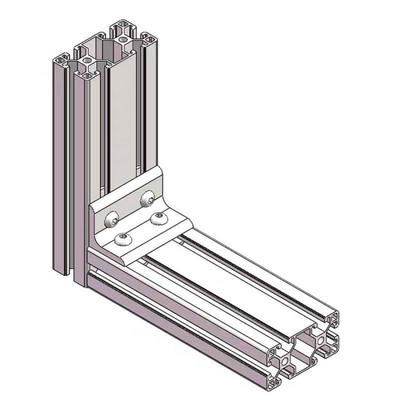 4 Hole Inside Corner Bracket for T- Slot Aluminum Profile