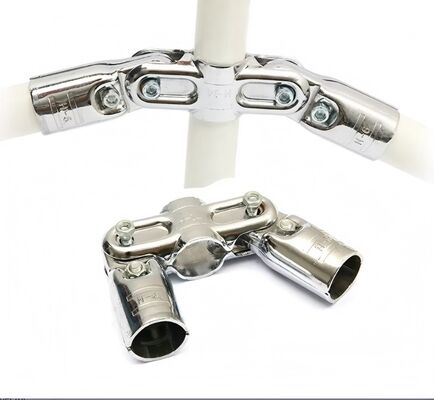 HJ-12 Galvanized Adjustable Angle Metal Pipe Joint in for PE Coated Pipe Rack System of 28OD Pipe