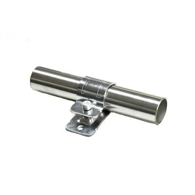 Sambungan Klem HJ-13 untuk Struktur Modular Fitting Pipa Berlapis Konektor Logam untuk Sistem Rak Pipa Ramping 28mm