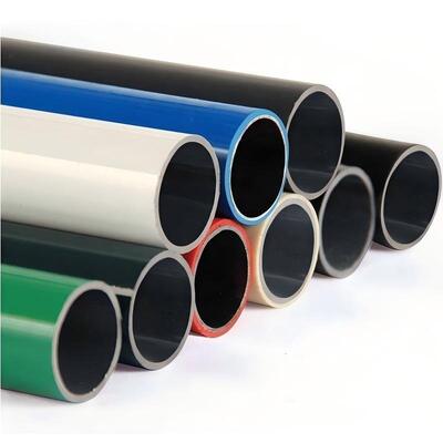 Sesuaikan 28mm Lapisan Pipa Plastik Lapisan Steel Pipe Lean Tube untuk Lean Rack System